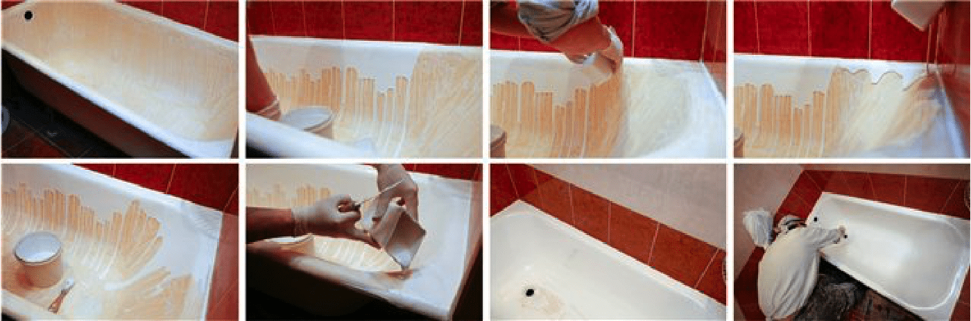 Покраска ванны акрилом своими руками - отличный способ реставрации