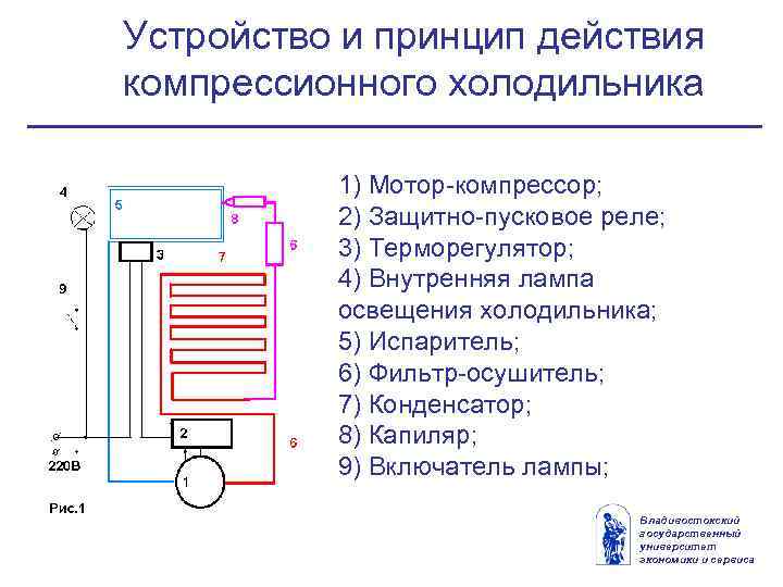 Принцип работы холодильника. подробное описание