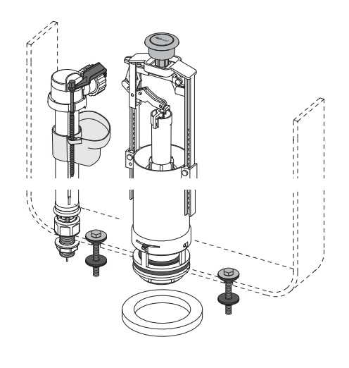 Разновидности и процесс установки запорного клапана для унитаза