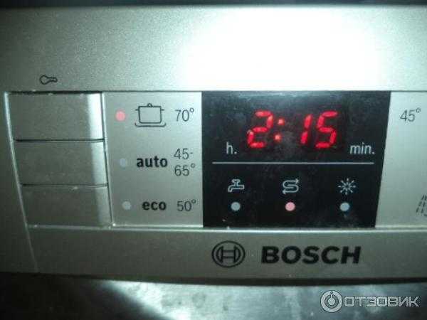Коды ошибок посудомоечных машин bosch: расшифровка