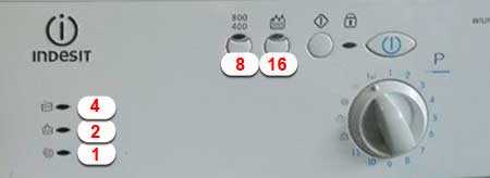 Коды ошибок стиральных машин индезит с индикацией на дисплее wisl 102, wisl 82, wisl 103, w105tx