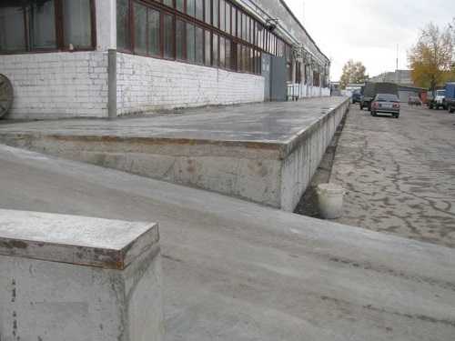 Пандус из бетона