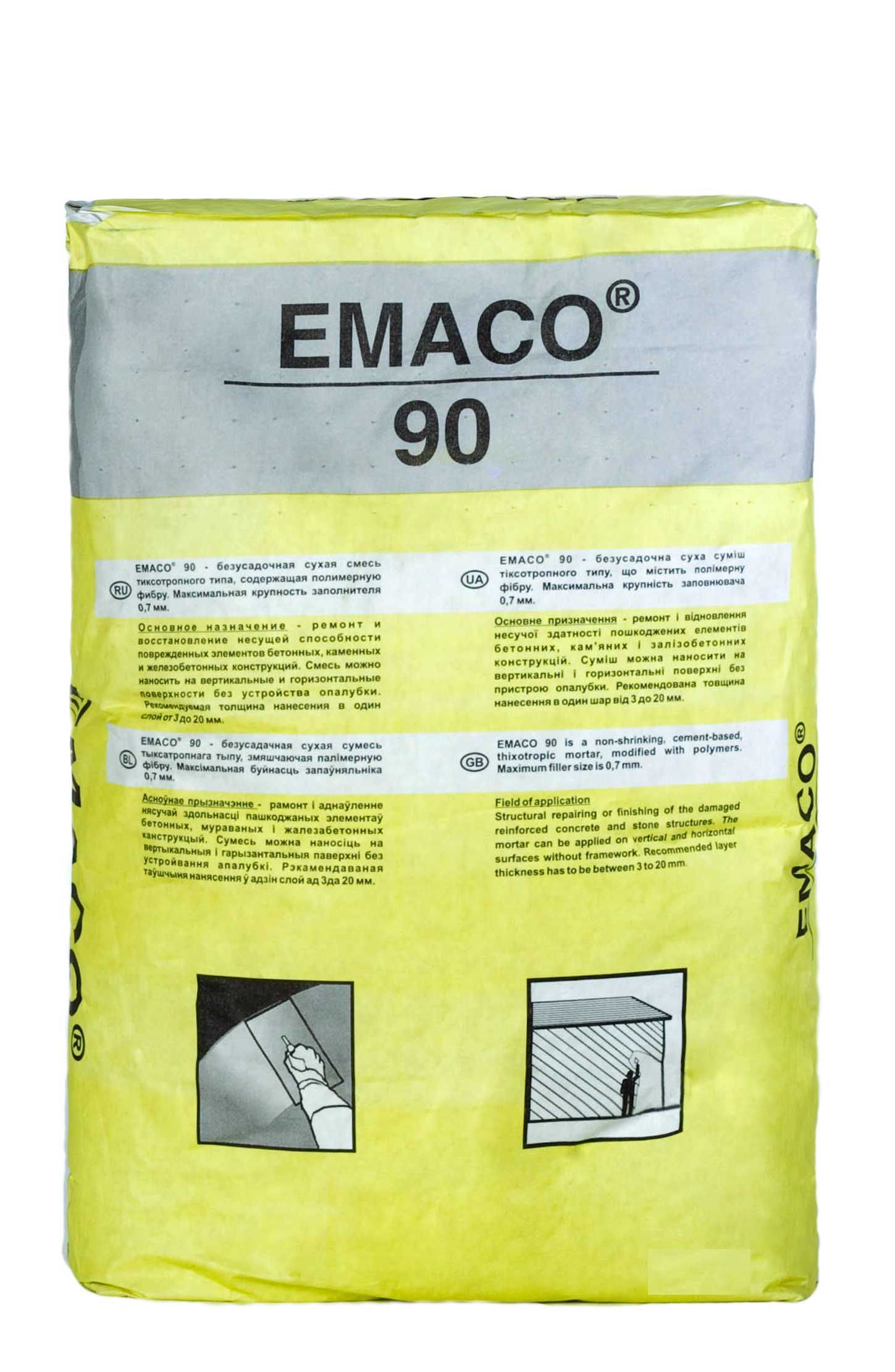 Выбор ремонтной смеси для бетона emaco