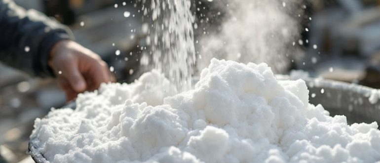 Пена из пеногенератора для приготовления пенобетона
