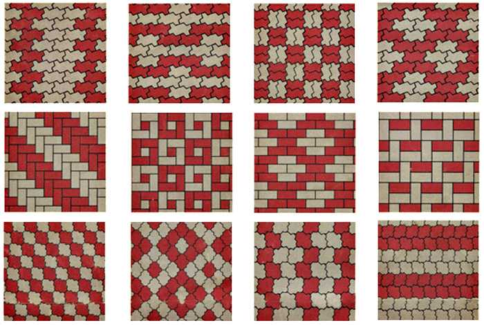 Тротуарная плитка квадрат – популярные размеры и толщины покрытия