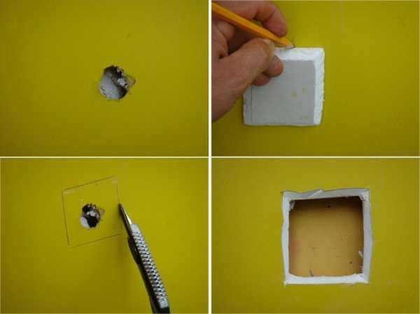 Как замазать дырку в стене после дюбеля