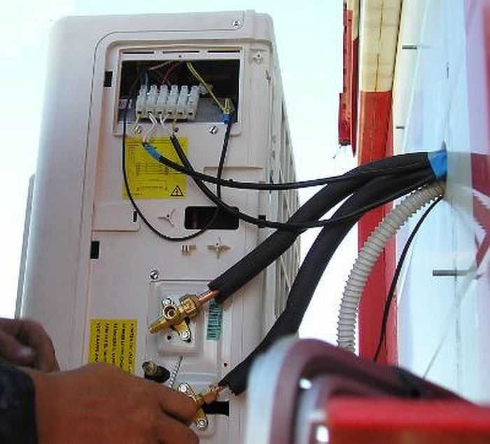 Подключение кондиционера к электросети своими руками