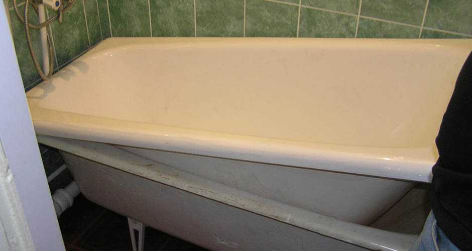 Реставрация старой ванны акриловым вкладышем