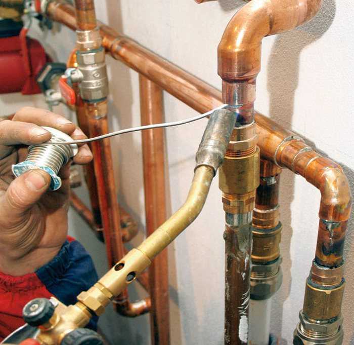 Медные трубы для водопровода - монтаж, как паять, срок службы