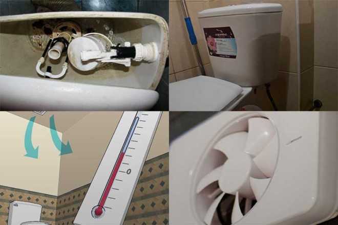 Как убрать конденсат с бачка унитаза в квартире и частном доме, какие меры предпринять, если вода капает на пол, как утеплить туалет?