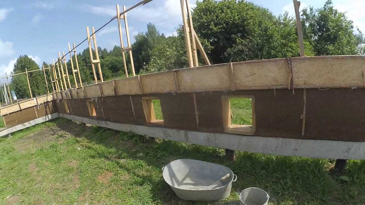 Как построить дом из опилкобетона своими руками