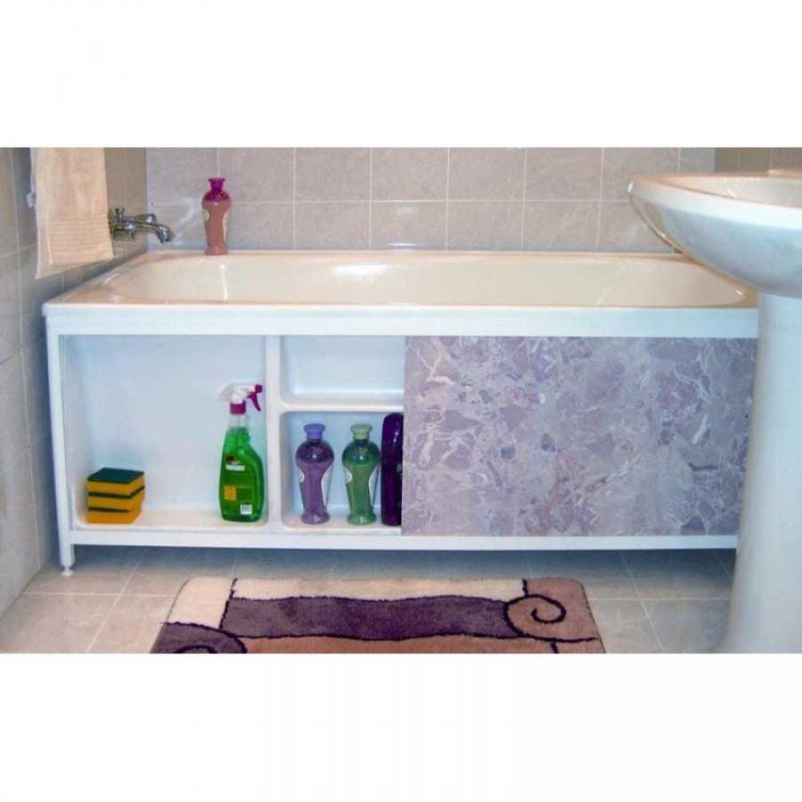 Раздвижной экран под ванной: инструкция по установке своими руками