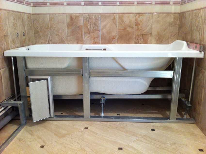 Установка экрана под ванной от и до + видео / ванны / водопровод и сантехника / публикации / санитарно-технические работы