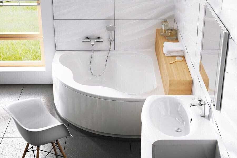 Сидячие ванны: размеры, формы, акриловые и чугунные