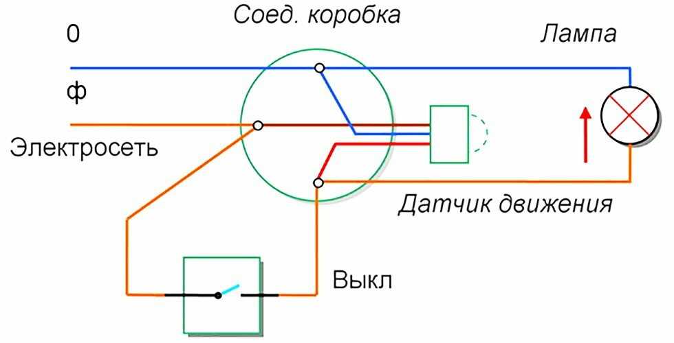 Датчик движения чертеж