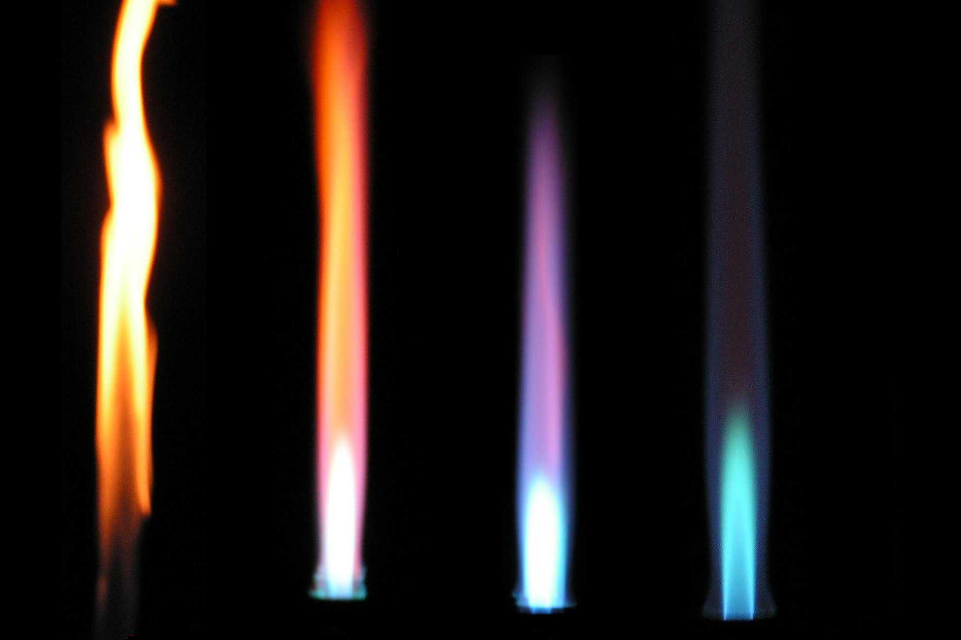 От чего газ из конфорки желто синий. почему газ горит оранжевым, желтым или красным цветом? основные причины изменения цвета пламени