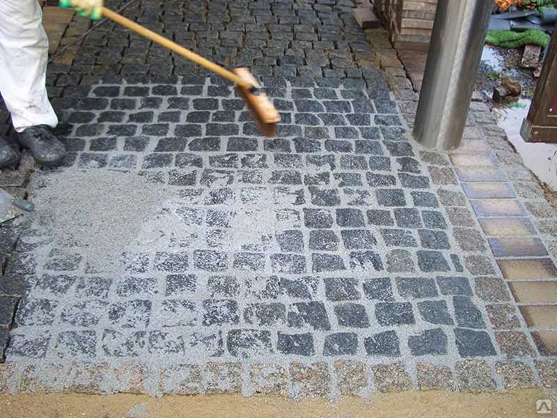 Пескоцементная смесь для укладки тротуарной плитки: состав