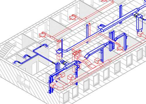 Проектирование вентиляции и монтаж приточно-вытяжной системы в здании