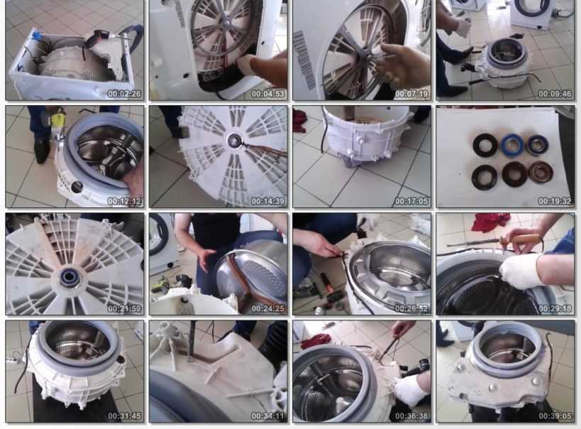 Инструкция по замене подшипника стиральной машины