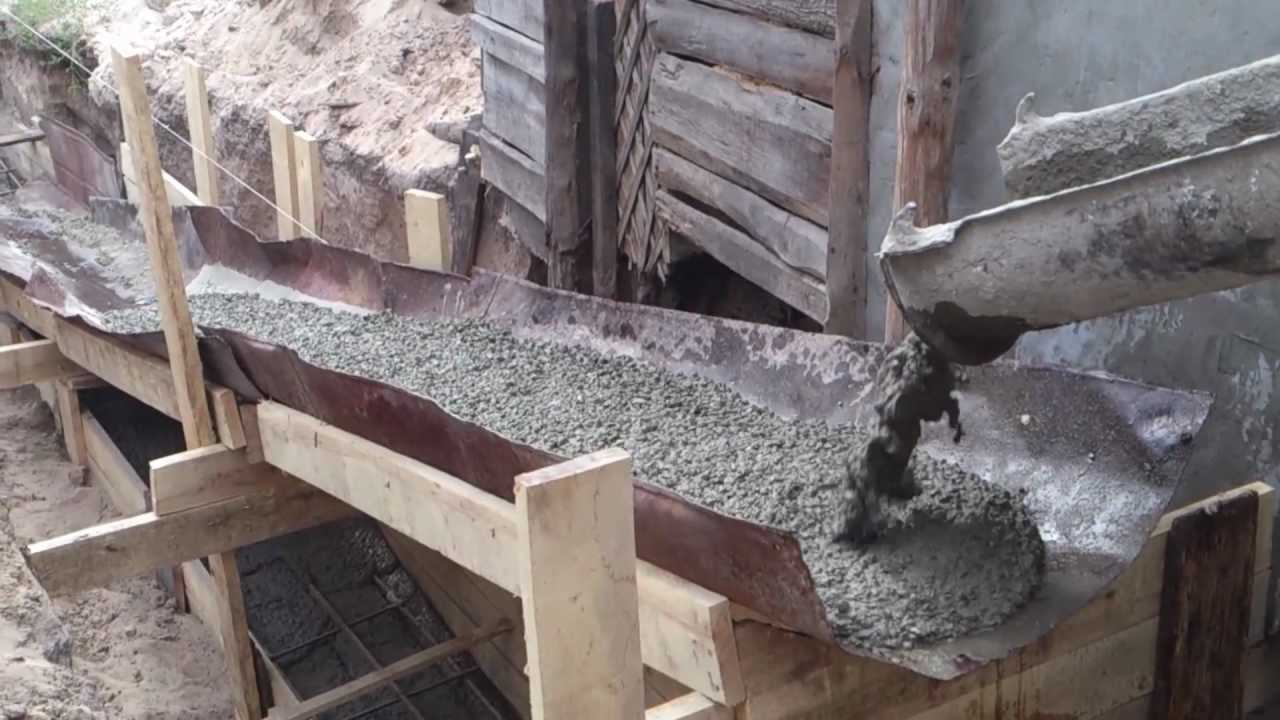 Лоток для бетона своими руками
