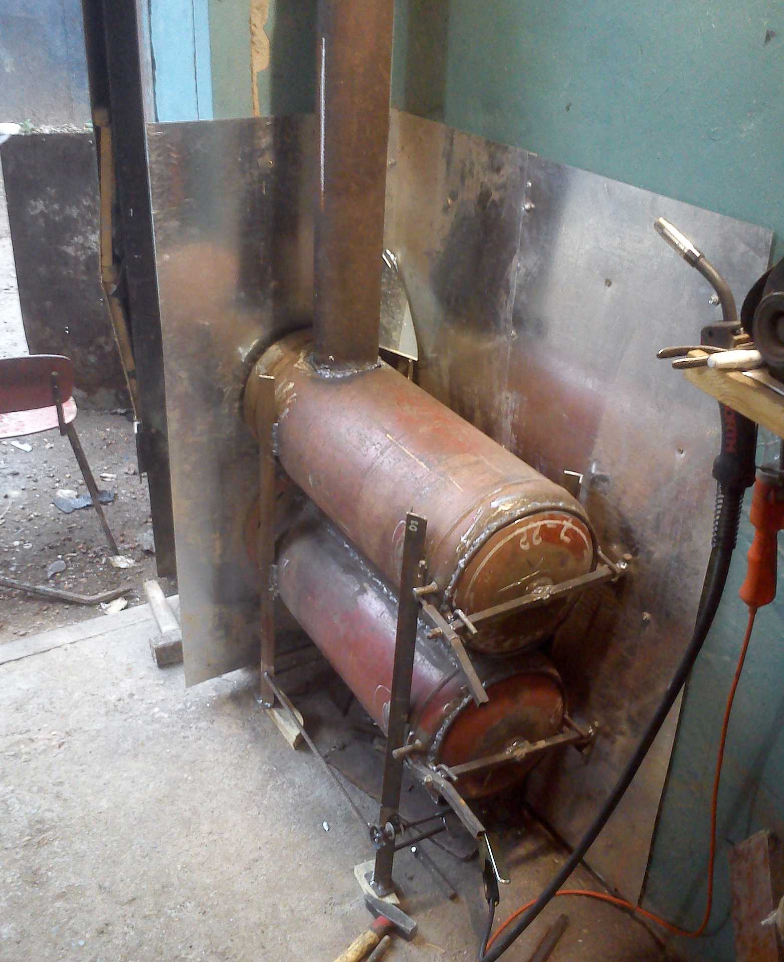 Газовая печь своими руками: изготовление конструкции печи из газового баллона + пошаговый процесс монтажа, 115 фото
