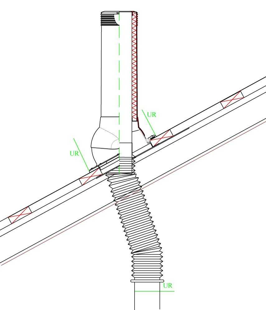 Вентиляционный выход на крышу: схема установки вытяжной трубы, вентканала, короба