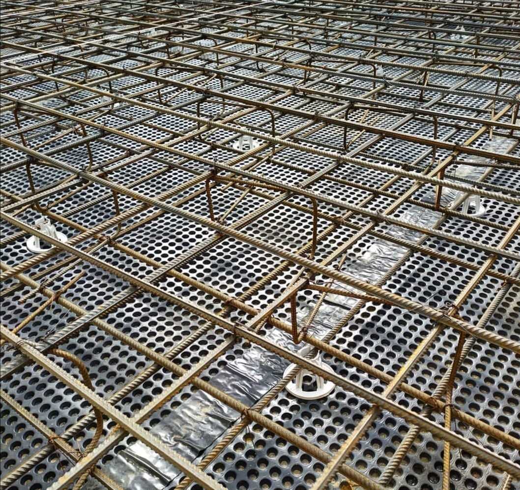 Армирование бетона: монолитное, дисперсное и, с помощью сетки