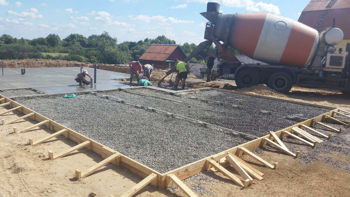Пропорции бетона для изготовления перекрытия