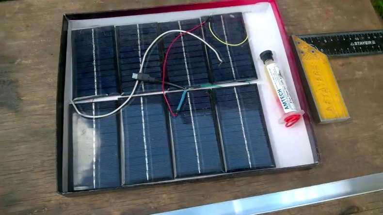 Сборка и подключение солнечной батареи
