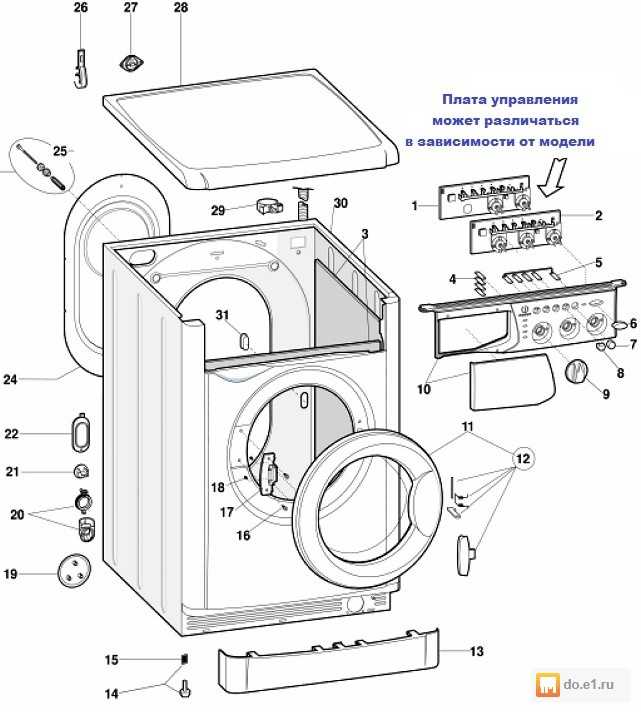 Ремонт замка стиральной машины - автомат
