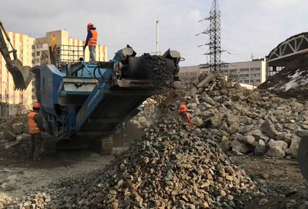 Утилизация бетона: процесс переработки, технология и оборудование в москве