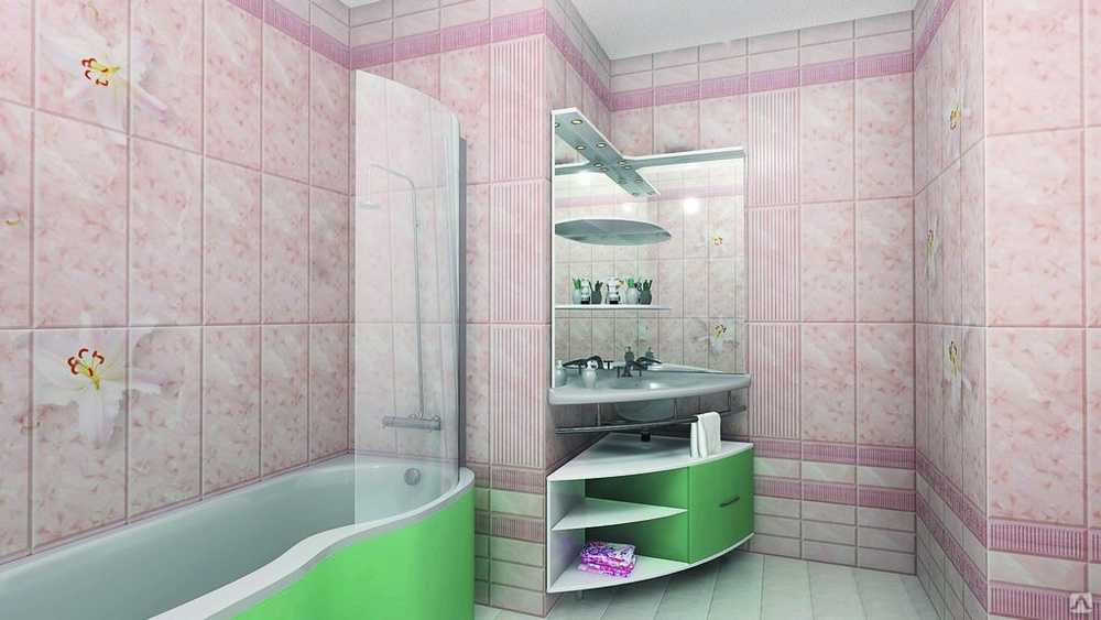 30 идей отделки ванной пластиковыми панелями