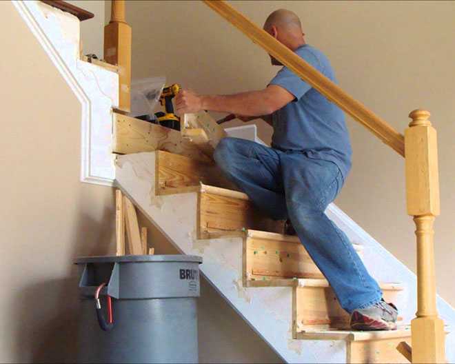 Отделка и облицовка лестниц в частном доме своими руками, как правильно делать, какие материалы используют для отделки, их характеристики